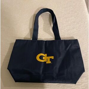 Georgia Tech Top Zipper Large Blue  Tote Bag. Good Condition! $20.00 OBO